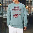 Spicy Book Club BookTok Romance Smutty Fiction Hot Romance Raglan Sleeve Sweatshirt Cardinal