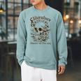 Spicy Book Reader Reading Literature Book Club Est 2026 Raglan Sleeve Sweatshirt Cardinal