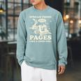 Spread Those Pages Like A Good Girl Shirt Smutty Spicy Book Premium Tri-Blend Raglan Sleeve Sweatshirt Cardinal