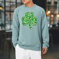St Patricks Day Bookworm Shamrock Book Lover Raglan Sleeve Sweatshirt Cardinal St Patricks Day Bookworm Shamrock Book Lover Raglan Sleeve Sweatshirt Cardinal