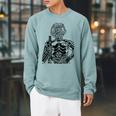 Star Wars 4-LOM Bounty Hunter Droid Comic Book Sketch Raglan Sleeve Sweatshirt Cardinal Star Wars 4-LOM Bounty Hunter Droid Comic Book Sketch Raglan Sleeve Sweatshirt Cardinal