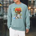 Star Wars Battle Pose Comic Book Cover Graphic T-Shirt Raglan Sleeve Sweatshirt Cardinal