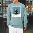Star Wars The Book Of Boba Fett Armor Raglan Sleeve Sweatshirt Cardinal