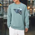 Star Wars The Book Of Boba Fett Chrome Helmet Logo Raglan Sleeve Sweatshirt Cardinal Star Wars The Book Of Boba Fett Chrome Helmet Logo Raglan Sleeve Sweatshirt Cardinal