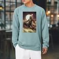 Star Wars The Book Of Boba Fett Combat Pose Portrait Raglan Sleeve Sweatshirt Cardinal Star Wars The Book Of Boba Fett Combat Pose Portrait Raglan Sleeve Sweatshirt Cardinal