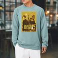 Star Wars The Book Of Boba Fett Fennec Outlaws Poster Raglan Sleeve Sweatshirt Cardinal
