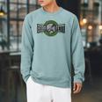 Star Wars The Book Of Boba Fett A New Boss In Town Logo Raglan Sleeve Sweatshirt Cardinal