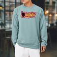 Star Wars The Book Of Boba Fett Outlaw Logo Raglan Sleeve Sweatshirt Cardinal