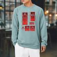 Star Wars The Book Of Boba Fett Sketch Panels Raglan Sleeve Sweatshirt Cardinal Star Wars The Book Of Boba Fett Sketch Panels Raglan Sleeve Sweatshirt Cardinal