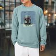 Star Wars The Book Of Boba Fett Vintage Portrait Raglan Sleeve Sweatshirt Cardinal