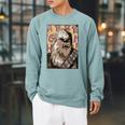 Star Wars Chewbacca Comic Book Character Portrait Raglan Sleeve Sweatshirt Cardinal Star Wars Chewbacca Comic Book Character Portrait Raglan Sleeve Sweatshirt Cardinal