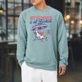 My Summer Is All Booked Silly-Goose Reading Book Bookish Raglan Sleeve Sweatshirt Cardinal My Summer Is All Booked Silly-Goose Reading Book Bookish Raglan Sleeve Sweatshirt Cardinal