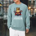 Summer Reading 2026 Book Reader Librarian Prize Warrior Raglan Sleeve Sweatshirt Cardinal