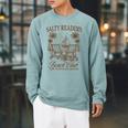 Summer Vibes Reading Book Lover Salty Readers Beach Club Raglan Sleeve Sweatshirt Cardinal Summer Vibes Reading Book Lover Salty Readers Beach Club Raglan Sleeve Sweatshirt Cardinal