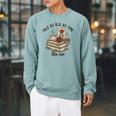 Tale As Old As Time Book Lover Floral Raglan Sleeve Sweatshirt Cardinal