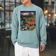Tales Of Epithumia Book 2 Premium Tri-Blend Raglan Sleeve Sweatshirt Cardinal