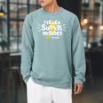 I Teach Super Heroes Comic Book Hero Pre-K Teacher Raglan Sleeve Sweatshirt Cardinal