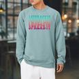 Teaching Pun Literacy Is My Jam Librarian Book Lover Teacher Raglan Sleeve Sweatshirt Cardinal