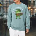 Test Day Grumpy Frog Book WE Test AT Dawn Fantasy Raglan Sleeve Sweatshirt Cardinal Test Day Grumpy Frog Book WE Test AT Dawn Fantasy Raglan Sleeve Sweatshirt Cardinal