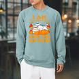 I Am Thankful For Books Cats And Coffee Thanksgiving Raglan Sleeve Sweatshirt Cardinal