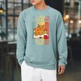 That's What I Do Read Books I Drink Coffee And I Know Things Raglan Sleeve Sweatshirt Cardinal