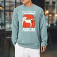 That's What I Do I Read Books Drink Tea And Know Things Raglan Sleeve Sweatshirt Cardinal That's What I Do I Read Books Drink Tea And Know Things Raglan Sleeve Sweatshirt Cardinal