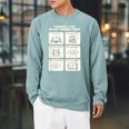 Things I Do In My Spare Time Reading Book Lover Raglan Sleeve Sweatshirt Cardinal