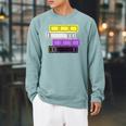 Threadless Grey Sky Chai Nonbinary Pride Book Stack Graphic Raglan Sleeve Sweatshirt Cardinal Threadless Grey Sky Chai Nonbinary Pride Book Stack Graphic Raglan Sleeve Sweatshirt Cardinal