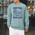 Tired Moms Book Club Coffee Chaos And Chapters Reader Premium Tri-Blend Raglan Sleeve Sweatshirt Cardinal Tired Moms Book Club Coffee Chaos And Chapters Reader Premium Tri-Blend Raglan Sleeve Sweatshirt Cardinal