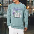 Tired Moms Book Club Retro Coffee Reader Raglan Sleeve Sweatshirt Cardinal Tired Moms Book Club Retro Coffee Reader Raglan Sleeve Sweatshirt Cardinal