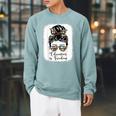 History Education Is Freedom Books African American Raglan Sleeve Sweatshirt Cardinal