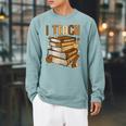 History Month I Teach Melanin Book Black Teacher Raglan Sleeve Sweatshirt Cardinal History Month I Teach Melanin Book Black Teacher Raglan Sleeve Sweatshirt Cardinal