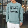 Tried To Start A Girl Gang -Book Club For Women Raglan Sleeve Sweatshirt Cardinal Tried To Start A Girl Gang -Book Club For Women Raglan Sleeve Sweatshirt Cardinal