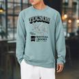 Tucson Festival Of Books Merch TFOB 2025 Criter Bat Raglan Sleeve Sweatshirt Cardinal