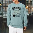 Tucson Festival Of Books TFOB 2019 Javelina Mascot Raglan Sleeve Sweatshirt Cardinal