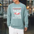 Never Underestimate Published Author Novelist Book Author Raglan Sleeve Sweatshirt Cardinal Never Underestimate Published Author Novelist Book Author Raglan Sleeve Sweatshirt Cardinal