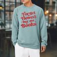 Valentine Bookish Love Quote Forget Flowers Buy Me Books Premium Tri-Blend Raglan Sleeve Sweatshirt Cardinal Valentine Bookish Love Quote Forget Flowers Buy Me Books Premium Tri-Blend Raglan Sleeve Sweatshirt Cardinal