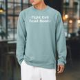 Vintage Fight Evil Read Books Retro Goth Emo Punk Gothic Raglan Sleeve Sweatshirt Cardinal Vintage Fight Evil Read Books Retro Goth Emo Punk Gothic Raglan Sleeve Sweatshirt Cardinal