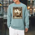 Vintage Just A Girl Who Loves Books Women Book Worm Reading Performance Raglan Sleeve Sweatshirt Cardinal