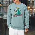 Vintage Retro Dear Santa Books Only Christmas Xmas Holiday Raglan Sleeve Sweatshirt Cardinal