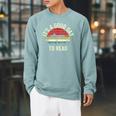 Vintage Retro It's a Good Day To Read Book Reading Lovers Raglan Sleeve Sweatshirt Cardinal