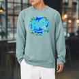Volleyball Lets Pepper Comic Book Pop Art Teen Girls Cute Raglan Sleeve Sweatshirt Cardinal