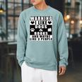 Warning I Like Dogs And Books And Maybe Like 3 People Raglan Sleeve Sweatshirt Cardinal Warning I Like Dogs And Books And Maybe Like 3 People Raglan Sleeve Sweatshirt Cardinal