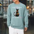 A Woman Cannot Survive On Books Alone She Also Needs CAT Raglan Sleeve Sweatshirt Cardinal