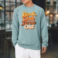 Women's Book Club Drop Out Bookish Retro 70s Book Lover Raglan Sleeve Sweatshirt Cardinal Women's Book Club Drop Out Bookish Retro 70s Book Lover Raglan Sleeve Sweatshirt Cardinal