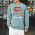 Women's Book Lover 10 Ways To Become a Reader Quote Raglan Sleeve Sweatshirt Cardinal Women's Book Lover 10 Ways To Become a Reader Quote Raglan Sleeve Sweatshirt Cardinal