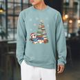 Women's Book Lovers Christmas Tree Reading Penguin Holiday Bookworm Raglan Sleeve Sweatshirt Cardinal Women's Book Lovers Christmas Tree Reading Penguin Holiday Bookworm Raglan Sleeve Sweatshirt Cardinal
