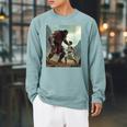 Women's David And Goliath Bible Book Of Samuel King David Raglan Sleeve Sweatshirt Cardinal Women's David And Goliath Bible Book Of Samuel King David Raglan Sleeve Sweatshirt Cardinal