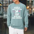 Women's Easily Distracted By Wolves And Books – Book & Wolf Lover Raglan Sleeve Sweatshirt Cardinal Women's Easily Distracted By Wolves And Books – Book & Wolf Lover Raglan Sleeve Sweatshirt Cardinal