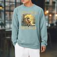Women's Feral Moms Book Club Raglan Sleeve Sweatshirt Cardinal